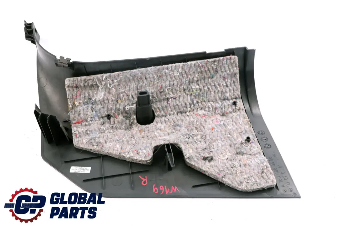 Mercedes A B Class W169 W245 Right O/S Front Kick Panel Trim Cover - SKU rhd-A1696800606 - Part number A1696800606