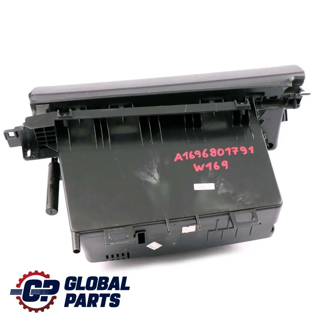 Mercedes-Benz A B Class W169 W245 Black Storage Glove Box Cover to with Part number A1696801791 Mercedes-Benz A B Class W169 W245 Black Storage Glove Box Cover - SKU rhd-A1696801791 - Part number A1696801791