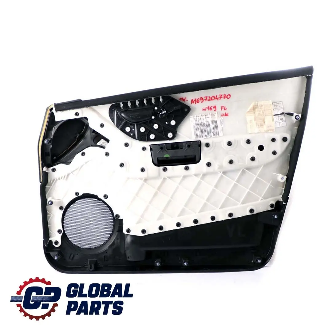 Benz A Class W169 Front Left N/S Door Card Trim Panel Cloth Black to Mercedes with Part number A1697204770 Mercedes Benz A Class W169 Front Left N/S Door Card Trim Panel Cloth Black - SKU rhd-A1697204770 - Part number A1697204770