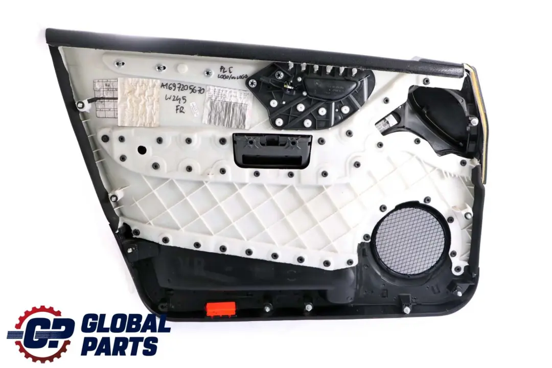 Benz B Class W245 Front Right O/S Door Card Trim Panel Cloth Black to Mercedes with Part number A1697205670 Mercedes Benz B Class W245 Front Right O/S Door Card Trim Panel Cloth Black - SKU rhd-A1697205670-1 - Part number A1697205670
