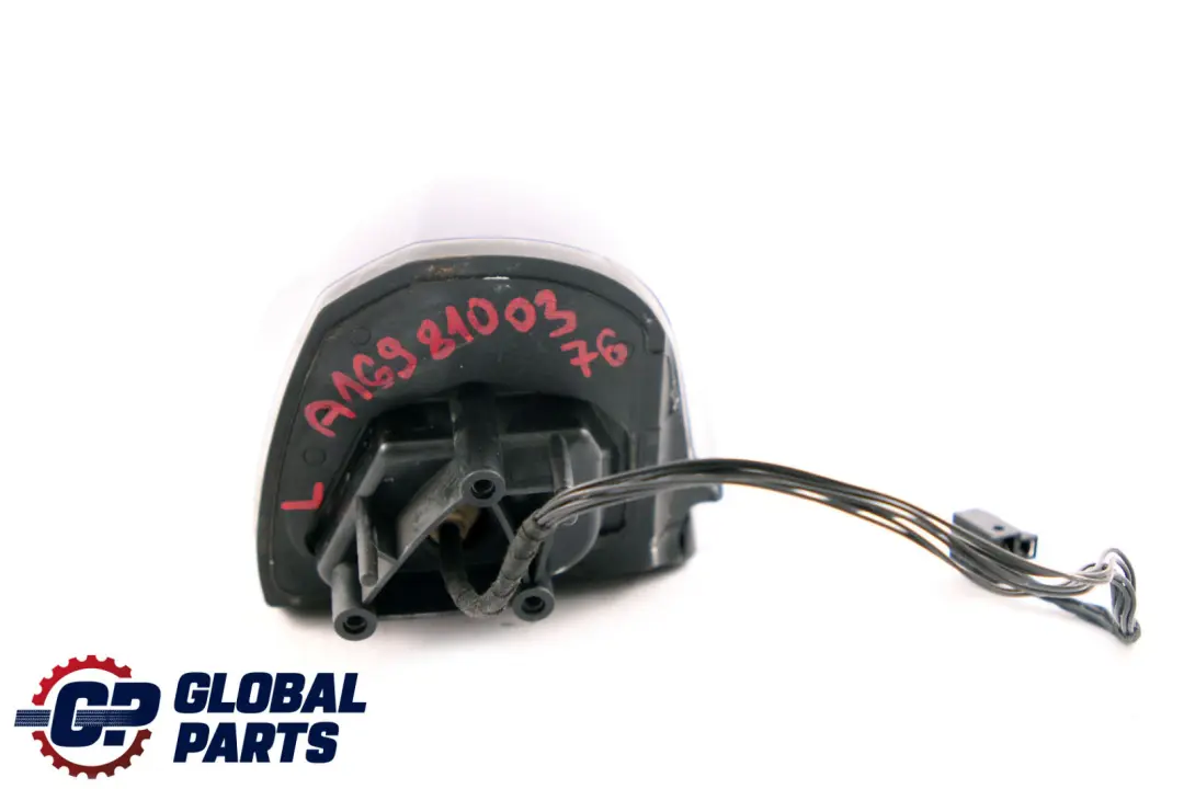  Mercedes-Benz A-Class W169 Left N/S Wing Door Mirror Atoll Blue Metallic 375U - SKU rhd-A1698100376-AB - Part number A1698100376