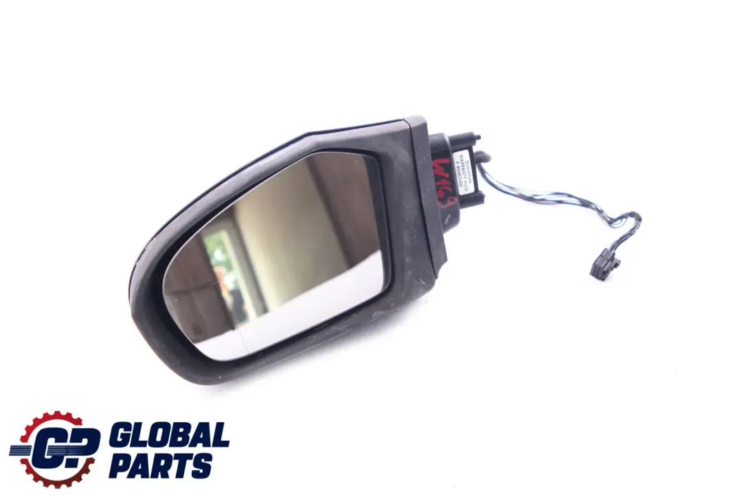  Mercedes-Benz A-Class W169 Left N/S Wing Door Mirror Atoll Blue Metallic 375U - SKU rhd-A1698100376-AB - Part number A1698100376