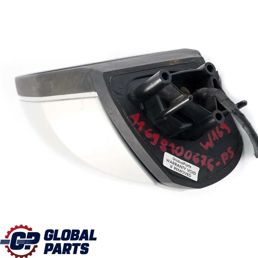 Mercedes-Benz A B W169 W245 Right O/S Wing Door Mirror Folding Polar Silver to with Part number A1698100676 Mercedes-Benz A B W169 W245 Right O/S Wing Door Mirror Folding Polar Silver - SKU rhd-A1698100676-PS - Part number A1698100676