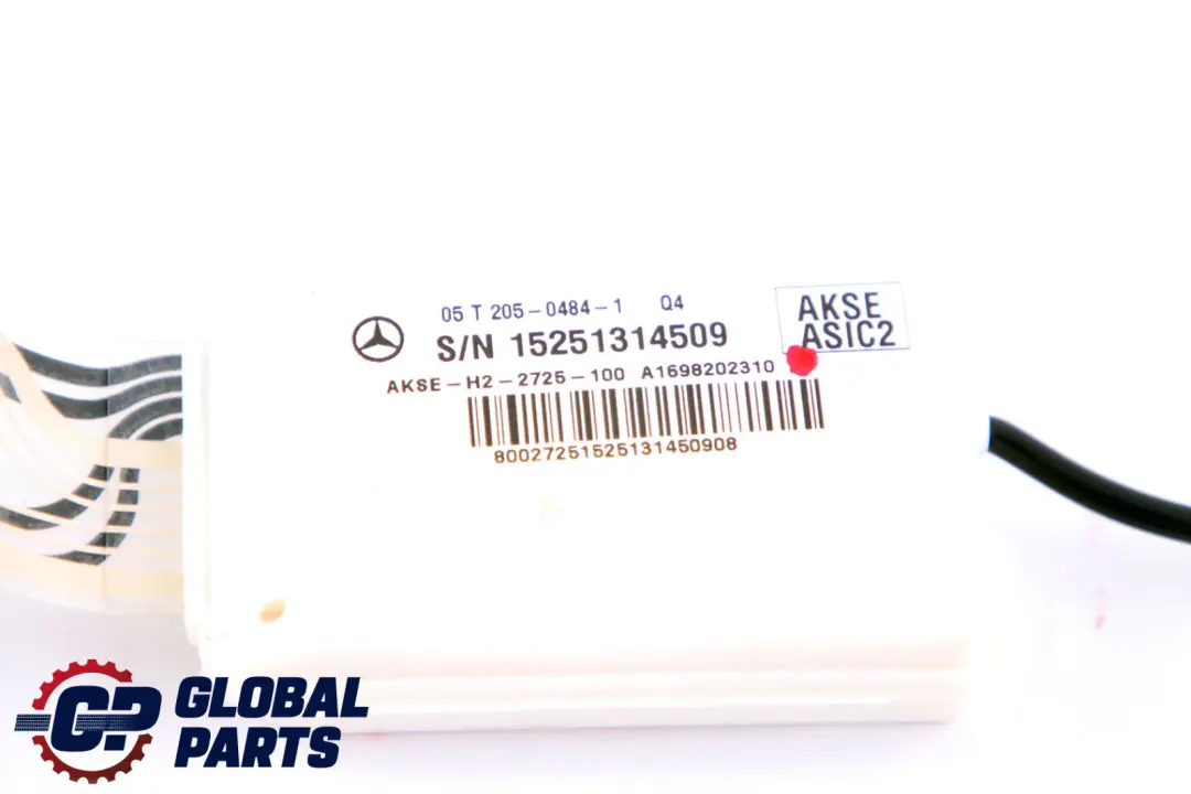 Sensor de Ocupación Mat Asiento para Mercedes W169 W245 con número de pieza A1698202310 Mercedes W169 W245 Sensor de Ocupación Mat Asiento - SKU A1698202310 - Número de pieza A1698202310