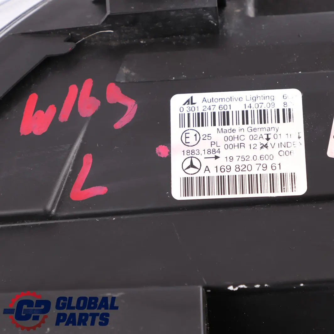 Mercedes-Benz B-Class W245 Headlight Headlamp Lamp Front Left N/S to with Part number A1698207961 Mercedes-Benz B-Class W245 Headlight Headlamp Lamp Front Left N/S - SKU rhd-A1698207961 - Part number A1698207961