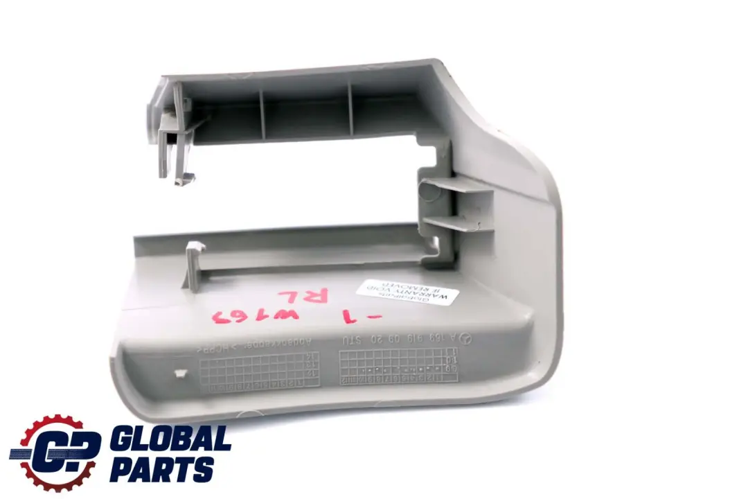 Mercedes A B Class W169 W245 Rear Left N/S Trim Cover Seat Grey - SKU rhd-A1699190920-1 - Part number A1699190920