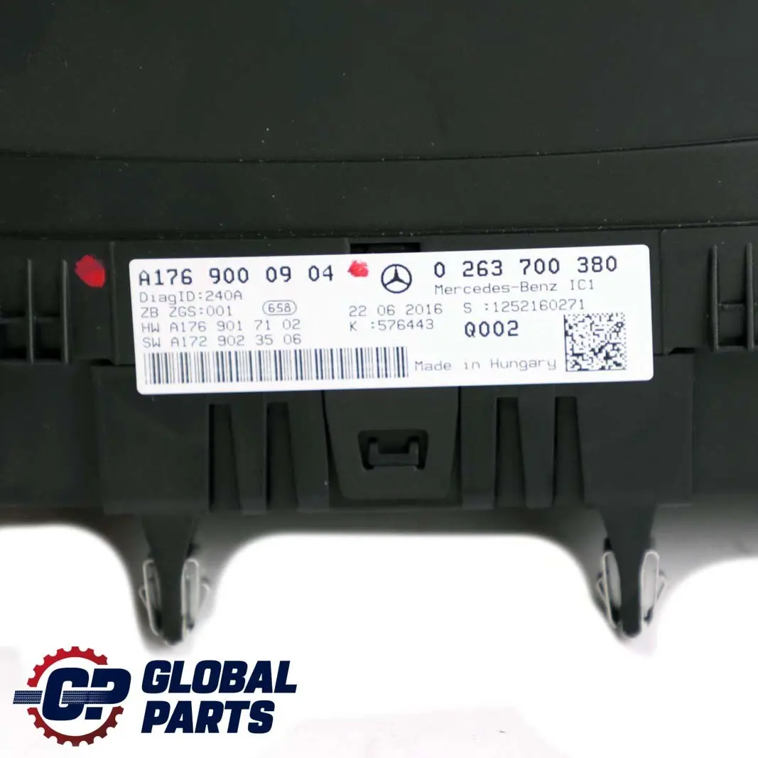 Mercedes-Benz A W176 Instrument Cluster Speedo Clocks Automatic to with Part number A1769000904 Mercedes-Benz A W176 Instrument Cluster Speedo Clocks Automatic - SKU rhd-A1769000904 - Part number A1769000904