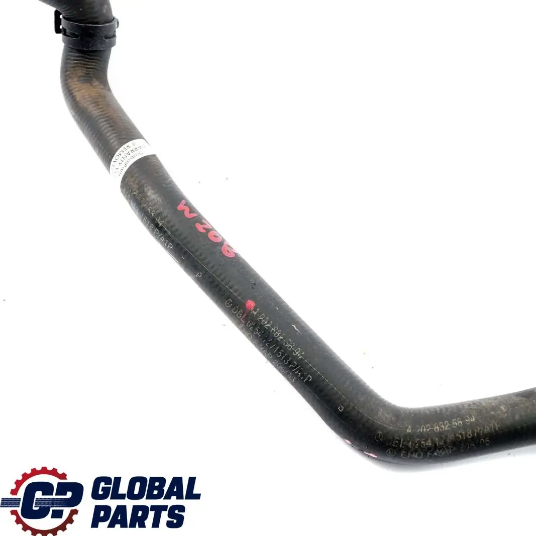 Mercedes-Benz W202 W208 Heat Exchanger Water Coolant Hose Pipe to with Part number A2028325894 Mercedes-Benz W202 W208 Heat Exchanger Water Coolant Hose Pipe - SKU rhd-A2028325894 - Part number A2028325894