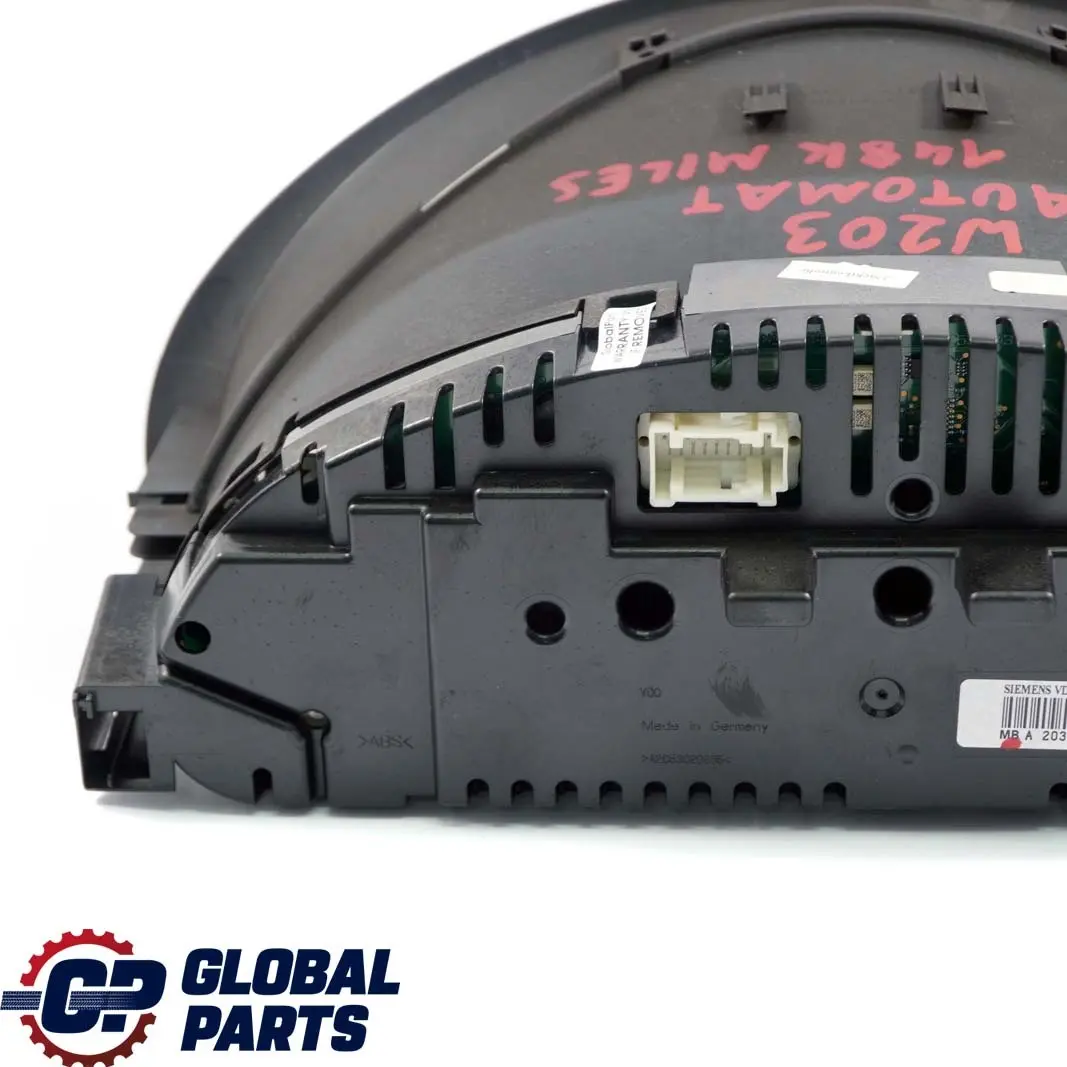 Mercedes-Benz C W203 Instrument Cluster Speedo Clocks Automatic to with Part number A2035400448 Mercedes-Benz C W203 Instrument Cluster Speedo Clocks Automatic - SKU rhd-A2035400448 - Part number A2035400448