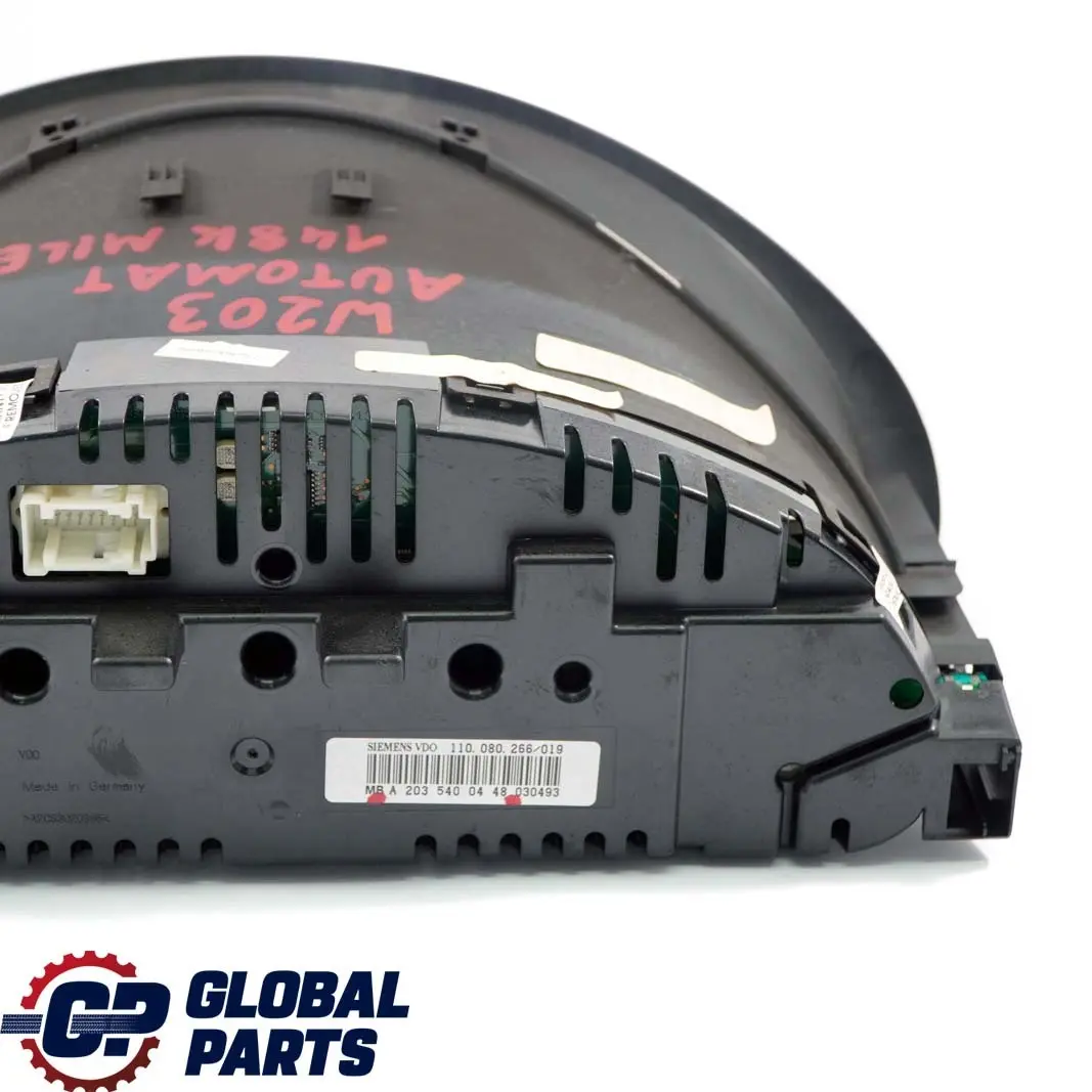 Mercedes-Benz C W203 Instrument Cluster Speedo Clocks Automatic to with Part number A2035400448 Mercedes-Benz C W203 Instrument Cluster Speedo Clocks Automatic - SKU rhd-A2035400448 - Part number A2035400448