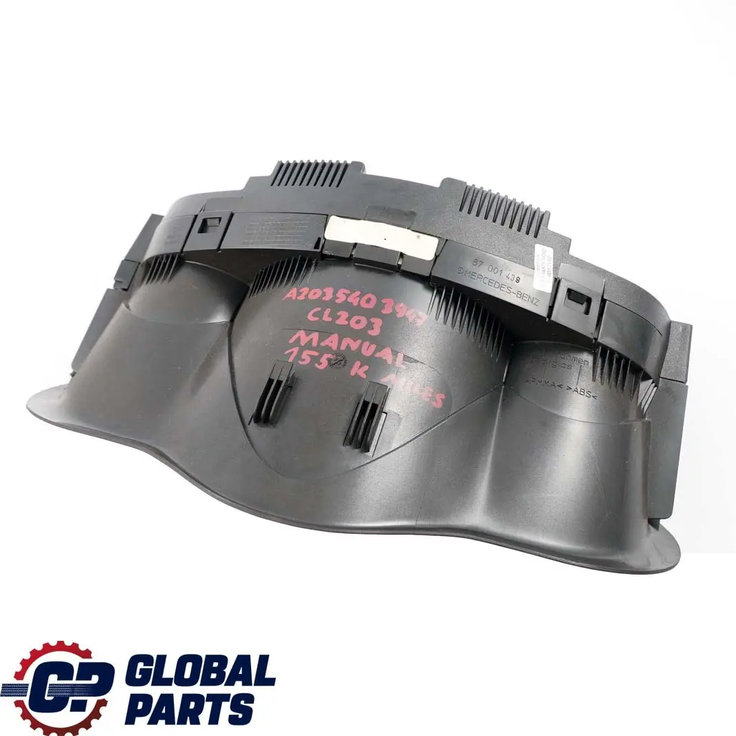 Mercedes-Benz CLC CL203 W203 Coupe Instrument Cluster Speedo Clocks to with Part number A2035403947 Mercedes-Benz CLC CL203 W203 Coupe Instrument Cluster Speedo Clocks - SKU rhd-A2035403947 - Part number A2035403947