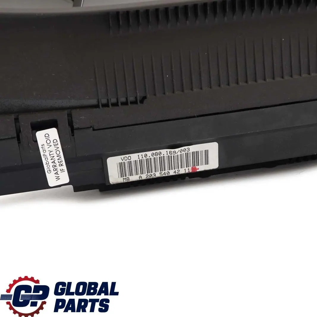 Mercedes-Benz CL203 Instrument Cluster Speedo Clocks MPH Automatic to with Part number A2035404211 Mercedes-Benz CL203 Instrument Cluster Speedo Clocks MPH Automatic - SKU rhd-A2035404211 - Part number A2035404211