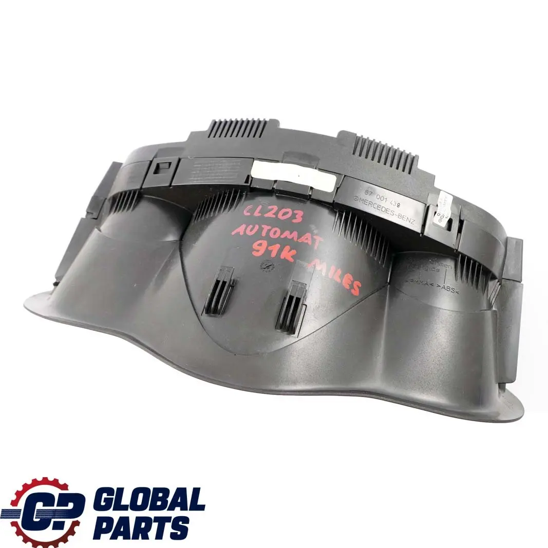 Mercedes-Benz CL203 Instrument Cluster Speedo Clocks MPH Automatic to with Part number A2035404211 Mercedes-Benz CL203 Instrument Cluster Speedo Clocks MPH Automatic - SKU rhd-A2035404211 - Part number A2035404211