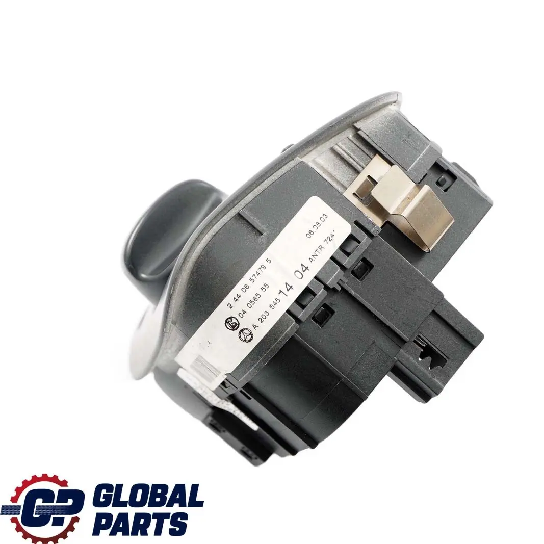 Mercedes-Benz W203 CL203 C209 Headlight Switch Unit Button Black to with Part number A2035451404 Mercedes-Benz W203 CL203 C209 Headlight Switch Unit Button Black - SKU rhd-A2035451404 - Part number A2035451404