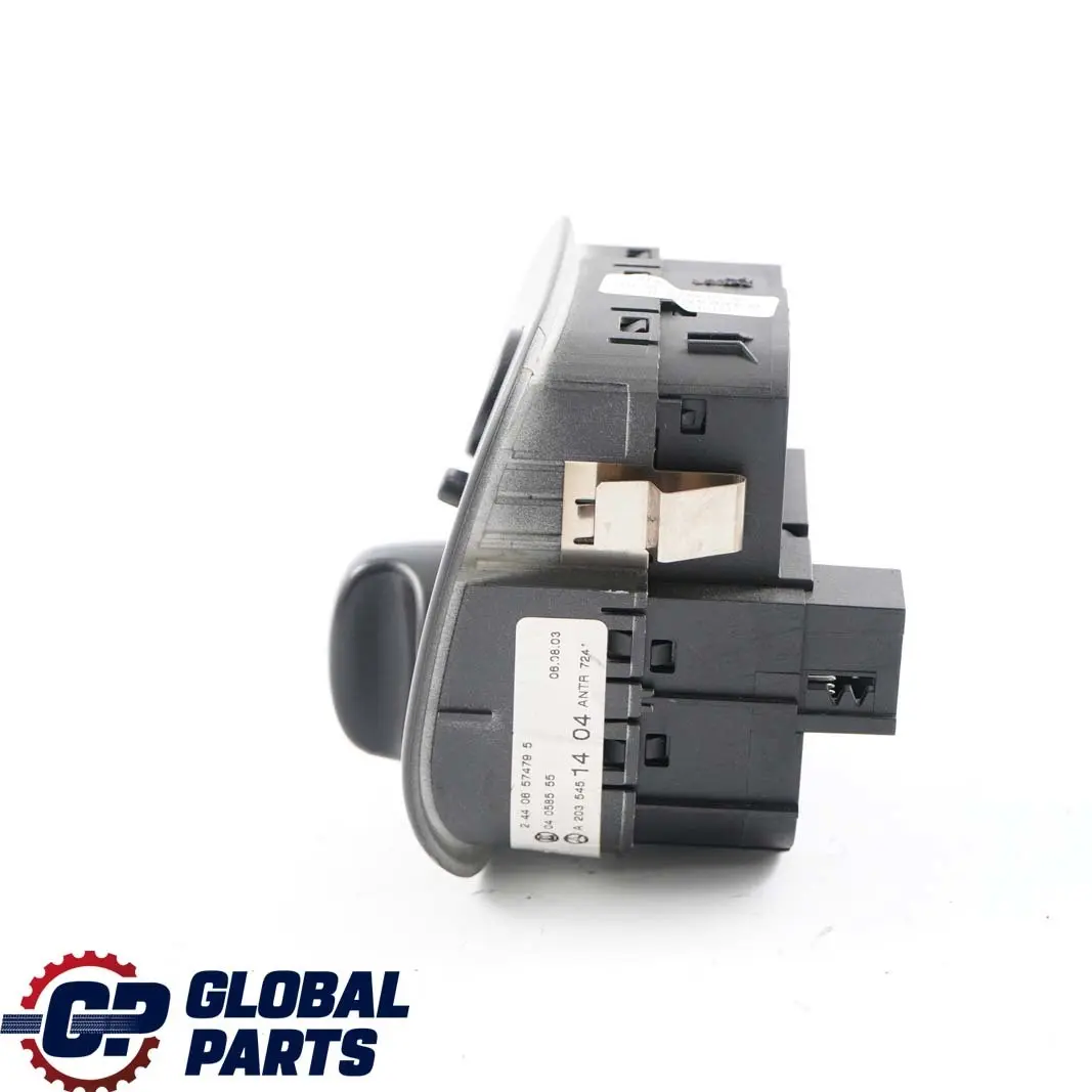 Mercedes-Benz W203 CL203 C209 Headlight Switch Unit Button Black to with Part number A2035451404 Mercedes-Benz W203 CL203 C209 Headlight Switch Unit Button Black - SKU rhd-A2035451404 - Part number A2035451404
