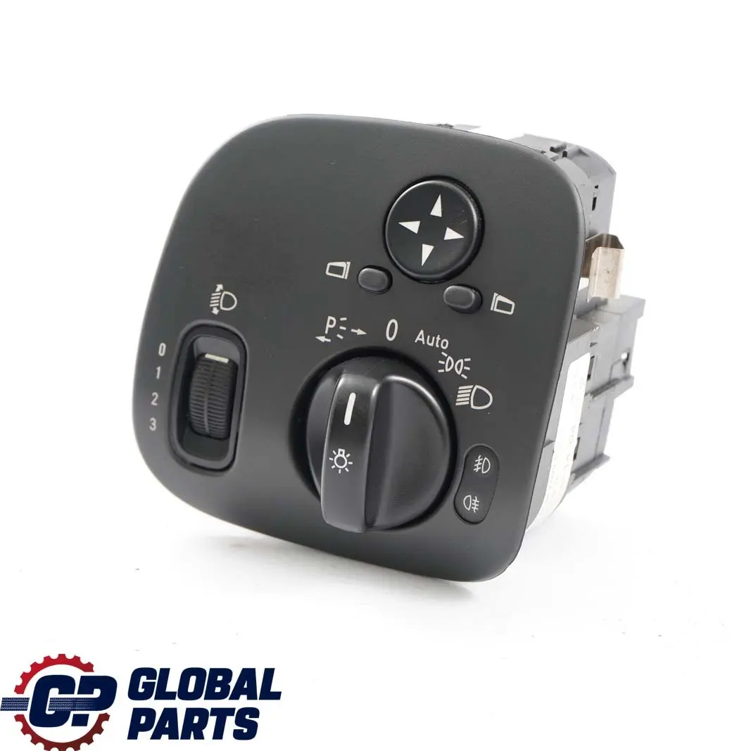  Mercedes-Benz W203 CL203 C209 Headlight Switch Unit Button Black - SKU rhd-A2035451404 - Part number A2035451404