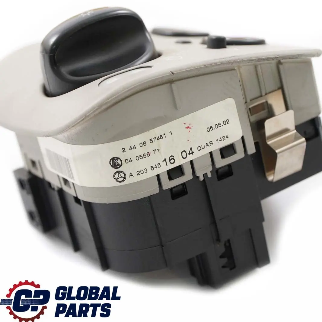 Mercedes-Benz S203 W203 C209 Headlight Switch Unit Button Grey to with Part number A2035451604 Mercedes-Benz S203 W203 C209 Headlight Switch Unit Button Grey - SKU rhd-A2035451604 - Part number A2035451604
