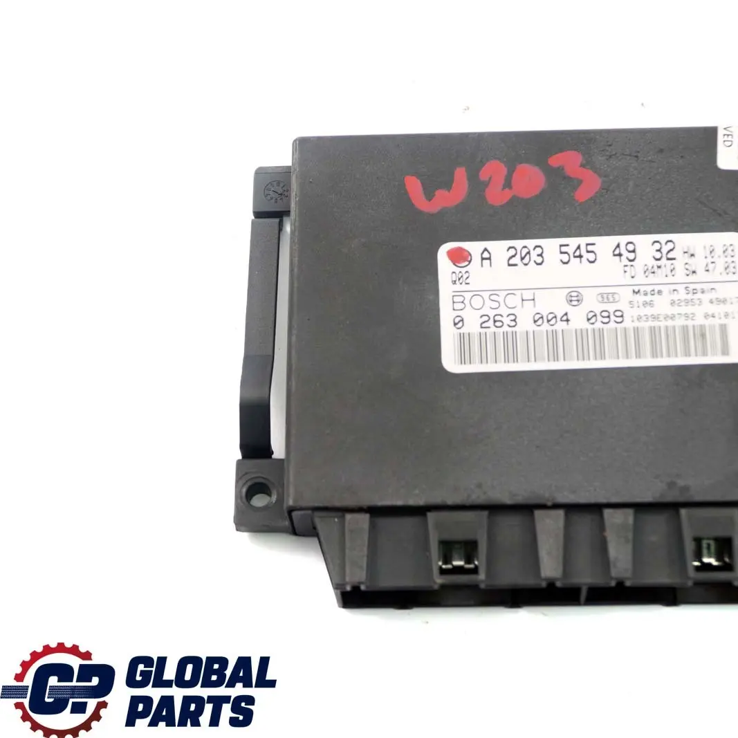 Parking Module Mercedes W203 C209 Parktronic Control Unit to with Part number A2035454932 Parking Module Mercedes W203 C209 Parktronic Control Unit - SKU A2035454932 - Part number A2035454932