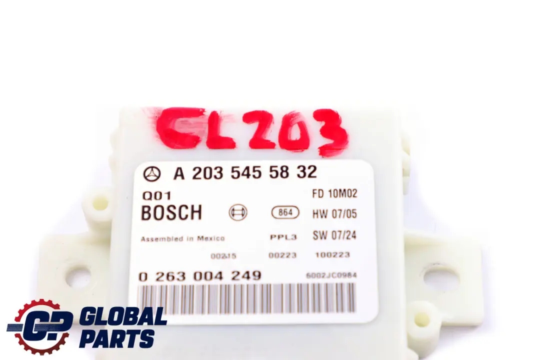 Parking Sensors Distance Control Module to Mercedes CLC-Class CL203 with Part number A2035455832 Mercedes CLC-Class CL203 Parking Sensors Distance Control Module - SKU rhd-A2035455832 - Part number A2035455832
