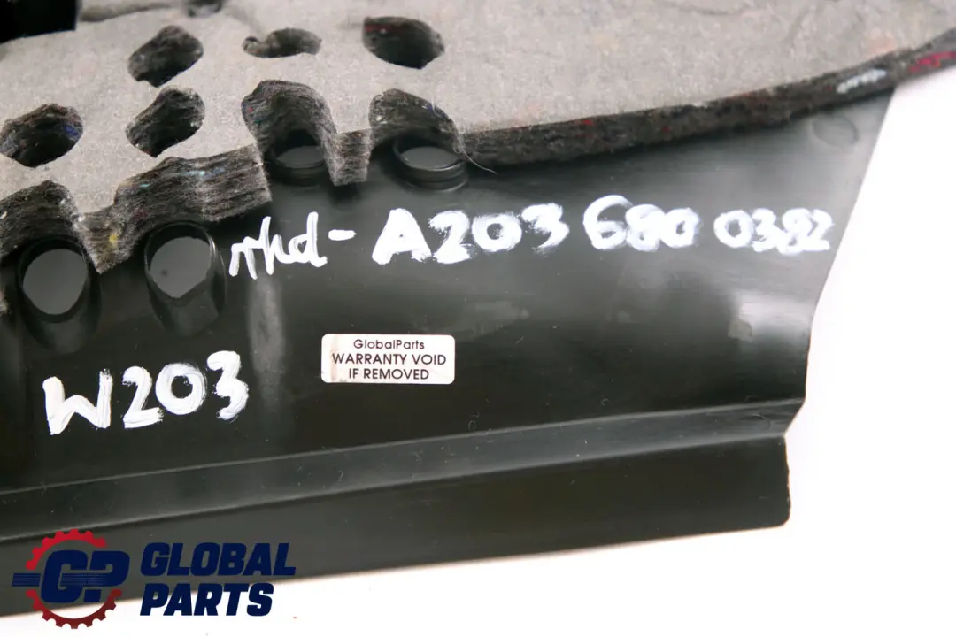 Class CL203 W203 Passenger Dash Footwell Cover Trim to Mercedes C CLC with Part number A2036800382 Mercedes C CLC Class CL203 W203 Passenger Dash Footwell Cover Trim - SKU rhd-A2036800382 - Part number A2036800382