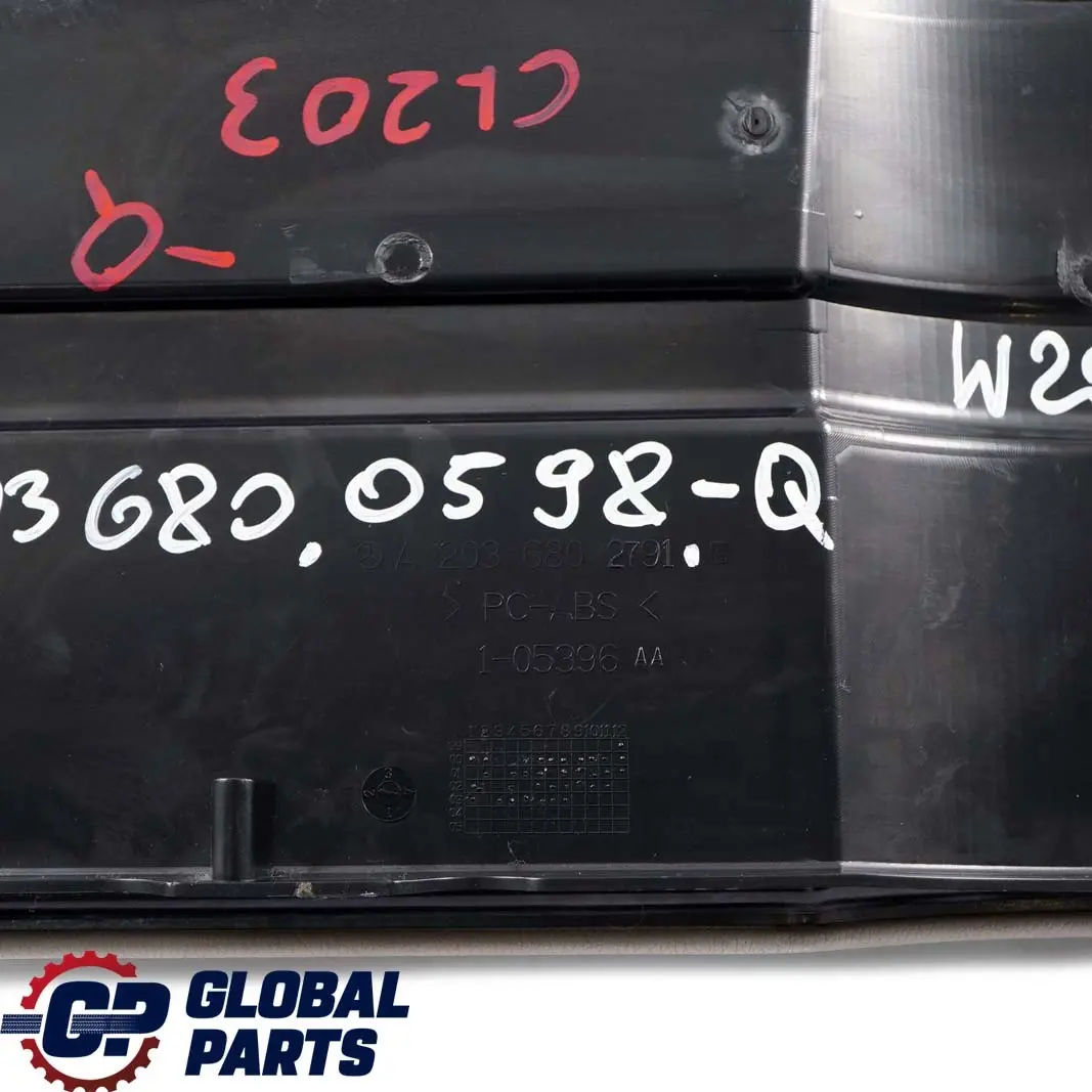 Mercedes-Benz C-Class W203 CL203 Quartz Storage Glove Box Cover A2036802791 to with Part number A2036800598 Mercedes-Benz C-Class W203 CL203 Quartz Storage Glove Box Cover A2036802791 - SKU rhd-A2036800598-Q - Part number A2036800598