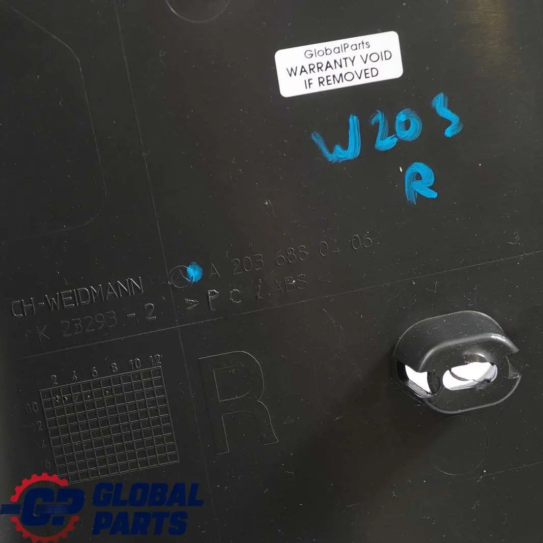  Mercedes-Benz W203 Lateral Panel Trim Footwell Trim Front Right - SKU rhd-A2036880406 - Part number A2036880406