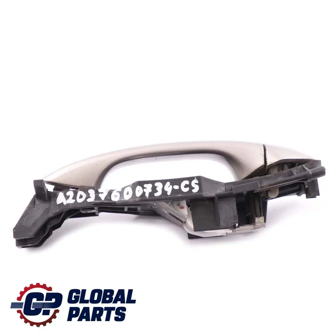  Mercedes-Benz C-Class W203 Front Left Door N/S Handle Cubanite Silver 723 - SKU rhd-A2037600734-CS - Part number A2037600734
