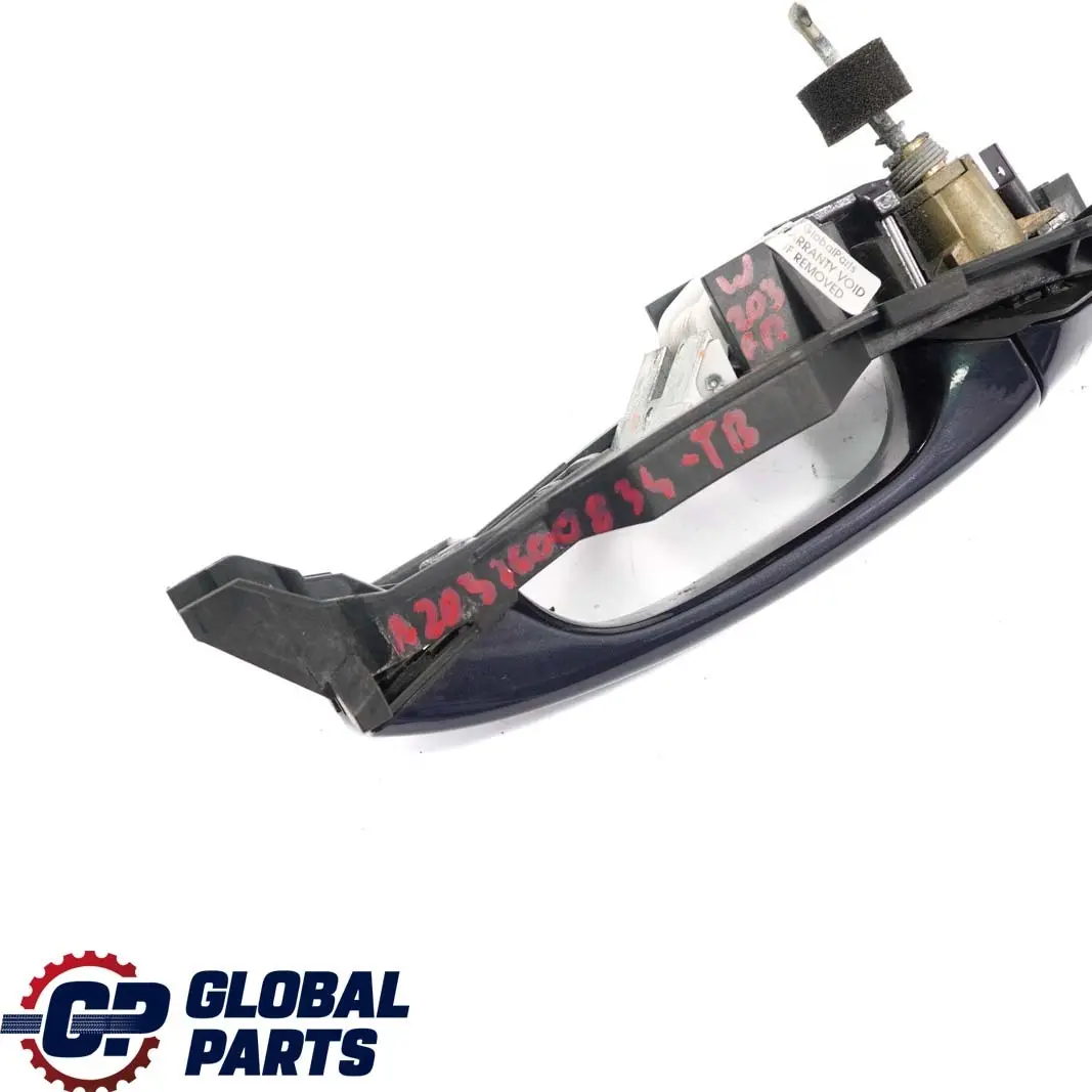  Mercedes-Benz C-Class W203 Front Right Door O/S Handle Tanzanite Blue Metallic - SKU rhd-A2037600834-TB - Part number A2037600834