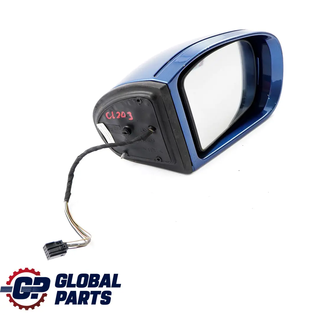 Mercedes-Benz C-Class W203 Right O/S Door Wing Mirror Jaspisblau Metallic 345 to with Part number A2038104676 Mercedes-Benz C-Class W203 Right O/S Door Wing Mirror Jaspisblau Metallic 345 - SKU rhd-A2038104676-JAS - Part number A2038104676