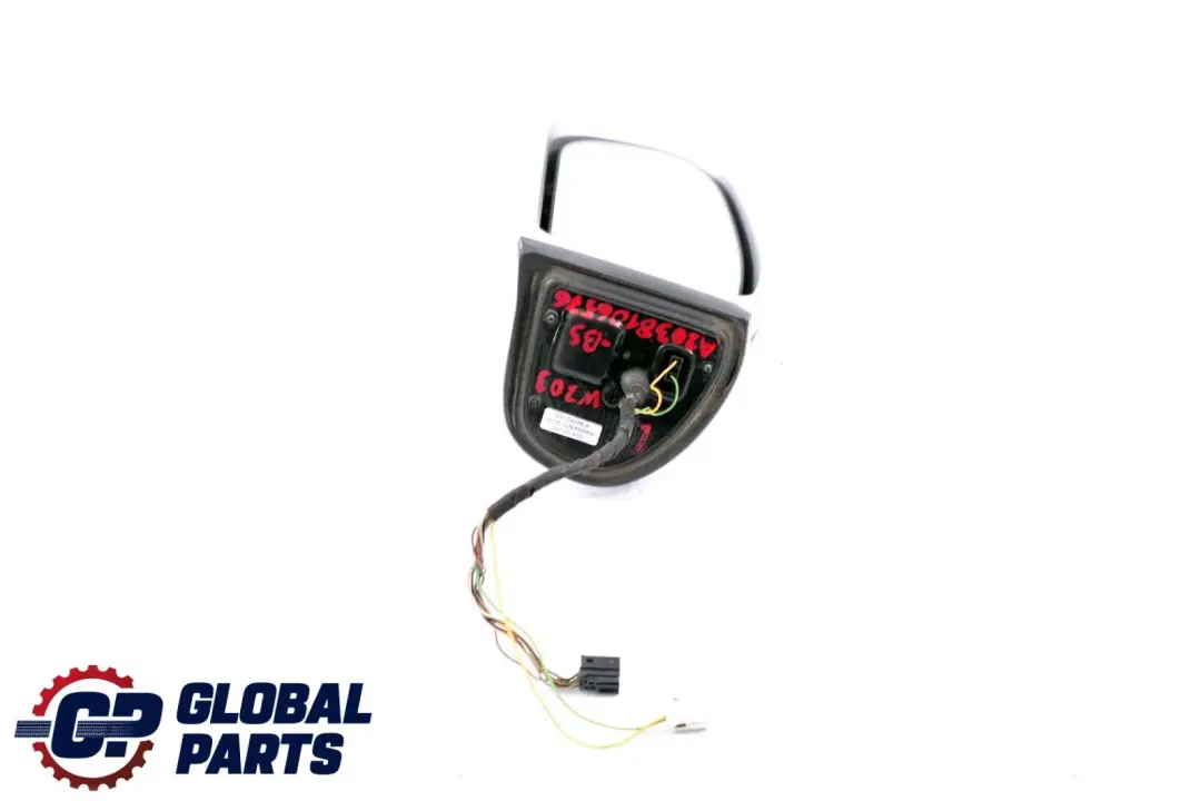  Mercedes-Benz C-Class W203 Left N/S Wing Door Mirror Foldable Brilliant Silver - SKU rhd-A2038106576 - Part number A2038106576