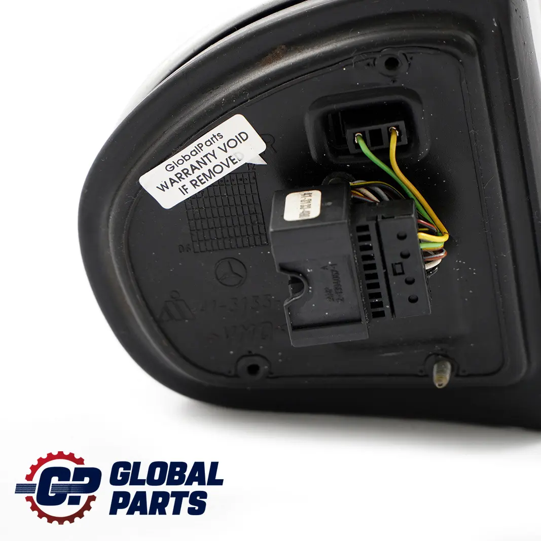  Mercedes-Benz C-Class W203 Right O/S Wing Door Mirror Foldable Brilliant Silver - SKU rhd-A2038106876-BS - Part number A2038106876