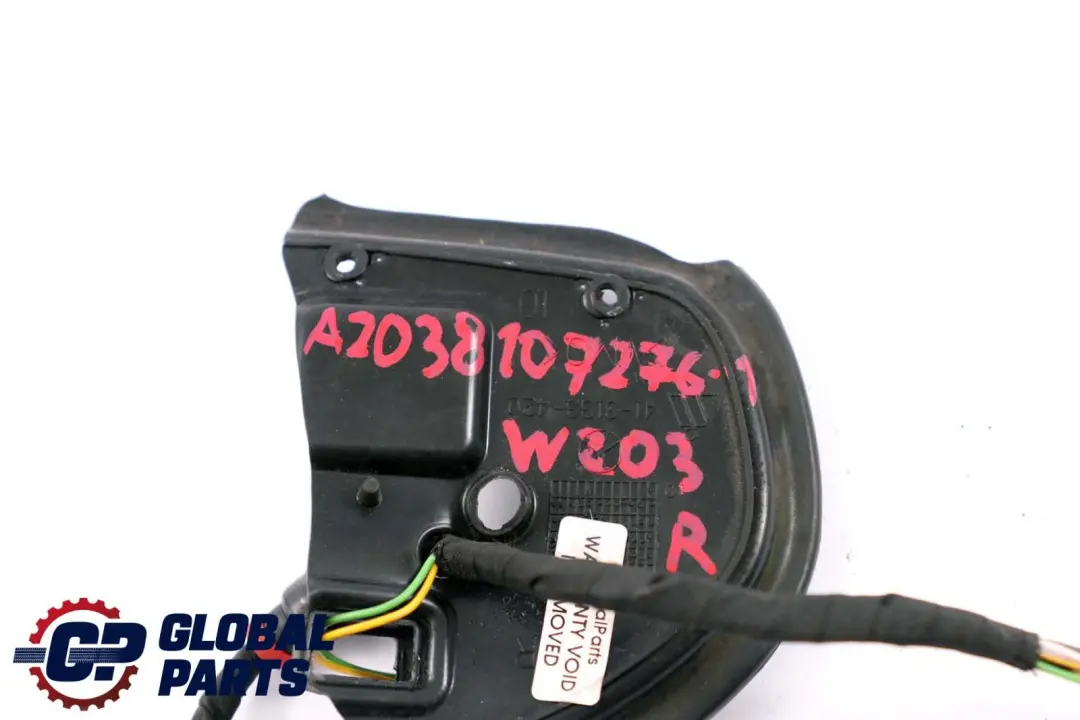  Mercedes-Benz C-Class W203 Right O/S Wing Door Mirror Wiring - SKU rhd-A2038107276 -1 - Part number A2038107276