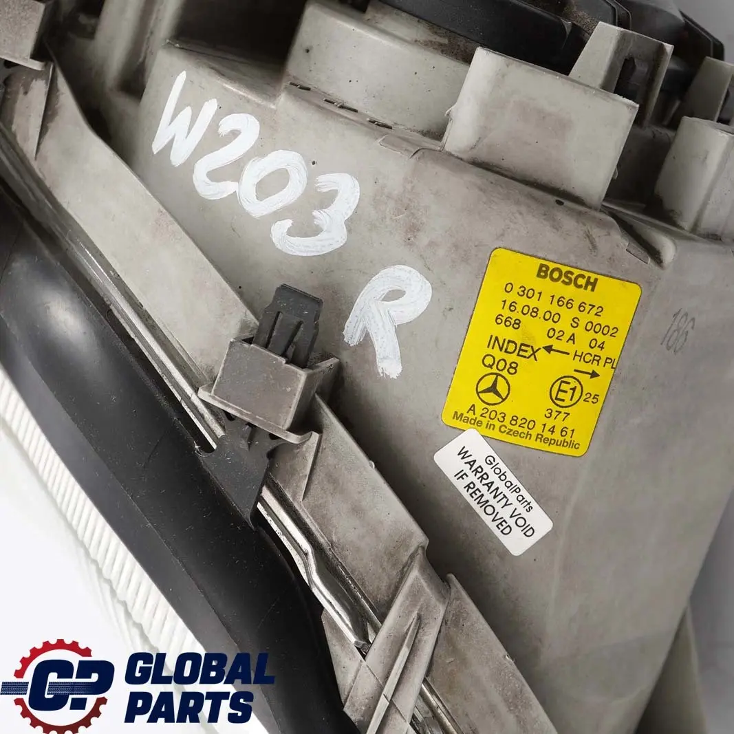 Mercedes-Benz W203 Xenon Headlight Headlamp Lamp Front Right O/S to with Part number A2038201461 Mercedes-Benz W203 Xenon Headlight Headlamp Lamp Front Right O/S - SKU rhd-A2038201461 - Part number A2038201461