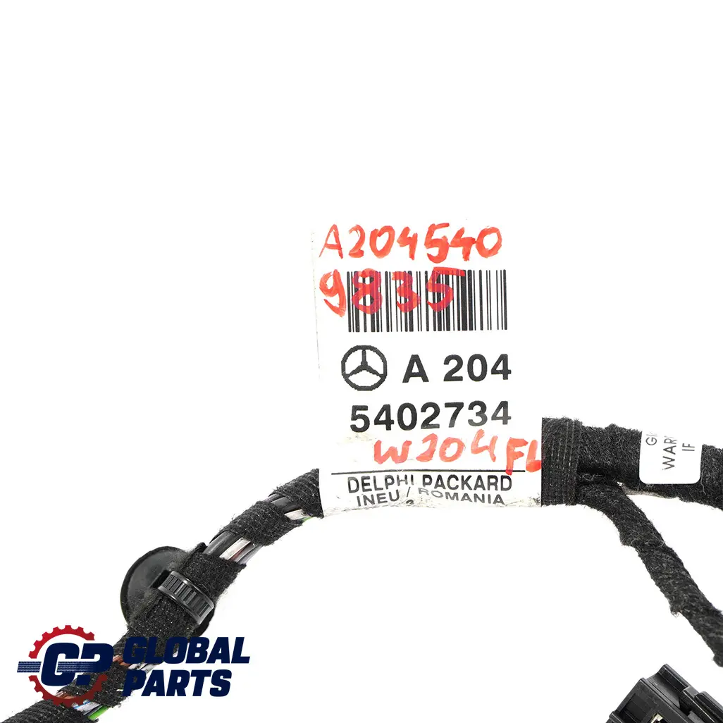  Mercedes-Benz W204 Front Left Right Door Wiring Loom Cable Harness A2045402734 - SKU rhd-A2045409835 - Part number A2045409835