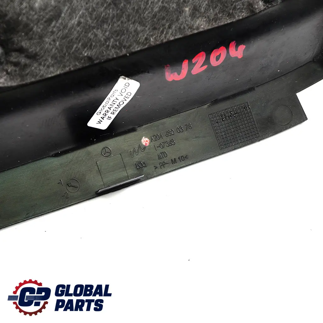 Mercedes-Benz C-Class W204 Left N/S Dashboard Cover Panel Trim to with Part number A2046800378 Mercedes-Benz C-Class W204 Left N/S Dashboard Cover Panel Trim - SKU rhd-A2046800378 - Part number A2046800378