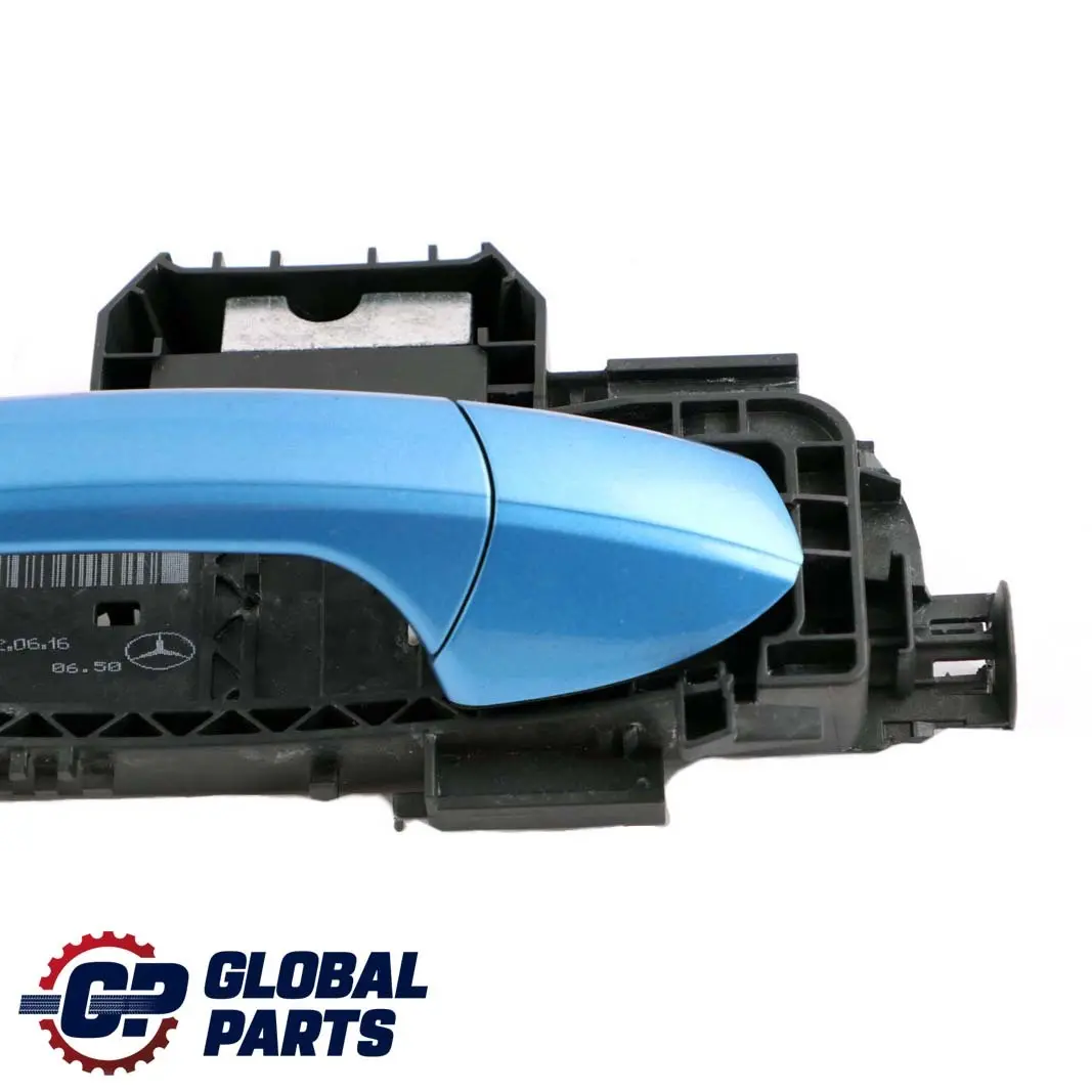 Mercedes W176 Rear Right Door O/S Handle South Sea Blue Metallic 162 - SKU A2047601634-SSB - Part number A2047601634