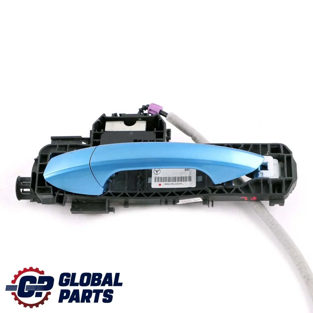 Mercedes-Benz A W176 Front Left Door N/S Handle South Sea Blue Metallic 162 to with Part number A2047601900 Mercedes-Benz A W176 Front Left Door N/S Handle South Sea Blue Metallic 162 - SKU rhd-A2047601900-SSB - Part number A2047601900