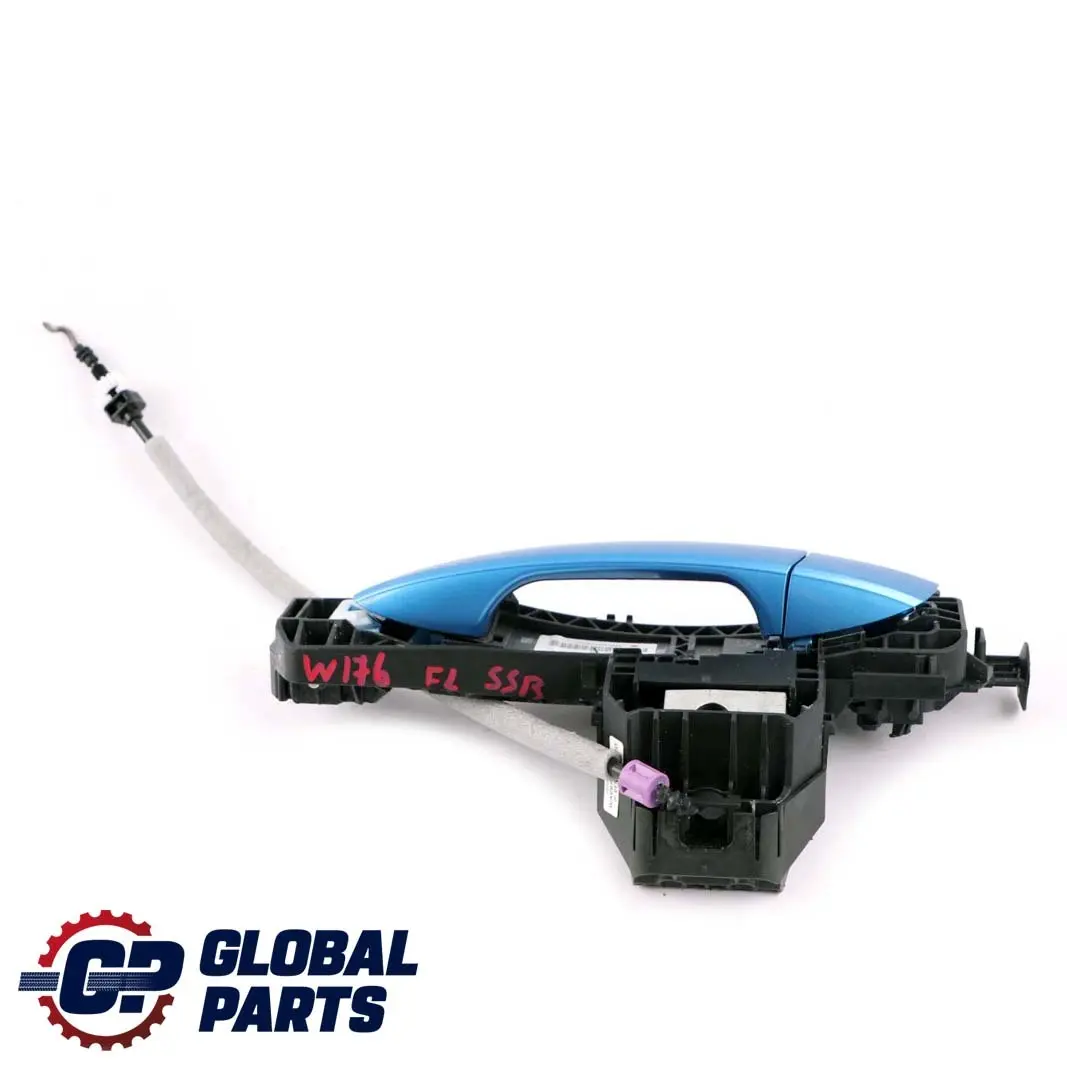 Mercedes-Benz A W176 Front Left Door N/S Handle South Sea Blue Metallic 162 to with Part number A2047601900 Mercedes-Benz A W176 Front Left Door N/S Handle South Sea Blue Metallic 162 - SKU rhd-A2047601900-SSB - Part number A2047601900