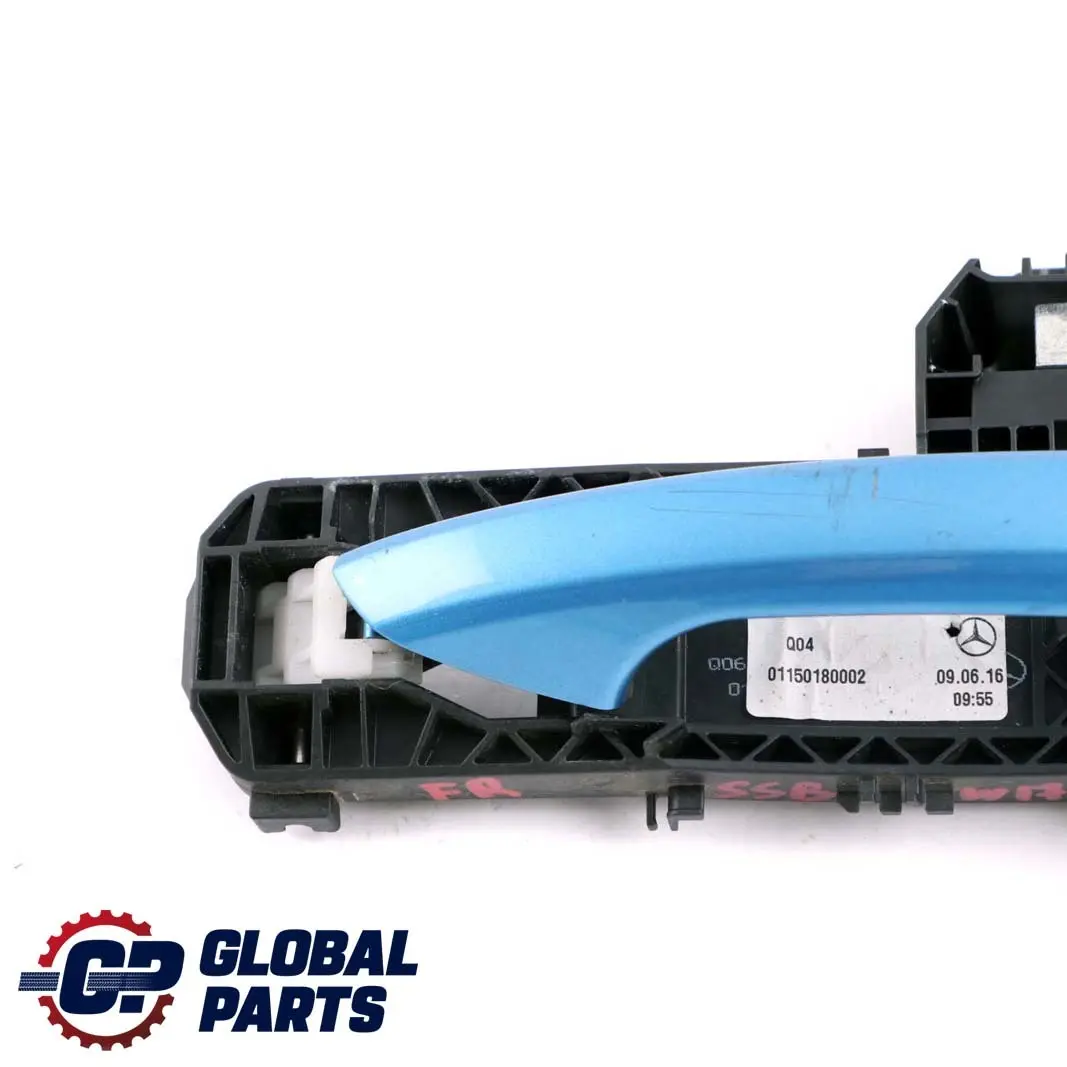 Mercedes-Benz A W176 Front Right Door O/S Handle South Sea Blue Metallic 162 - SKU rhd-A2047602000-SSB - Part number A2047602000