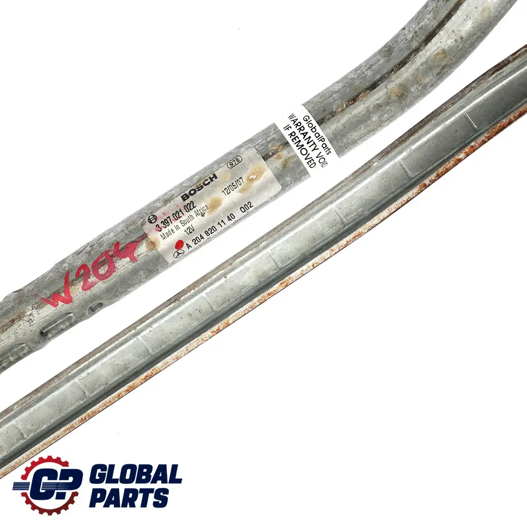  Mercedes-Benz C E W204 W207 Windscreen Wiper Linkage Motor System - SKU rhd-A2048201140 - Part number A2048201140