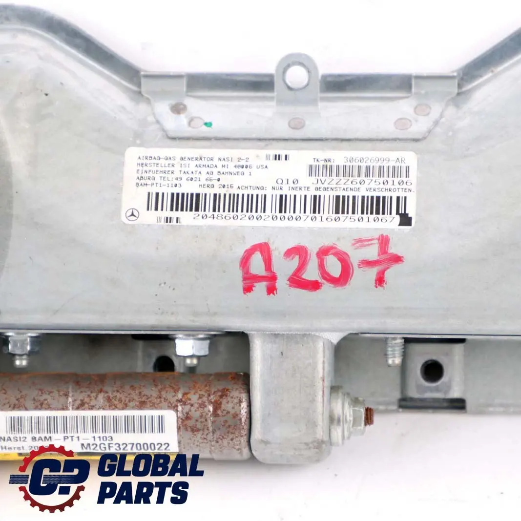 Mercedes W204 Air Module rodilla delantero derecho lado conductor - SKU rhd-A2048602002 - Número de pieza A2048602002