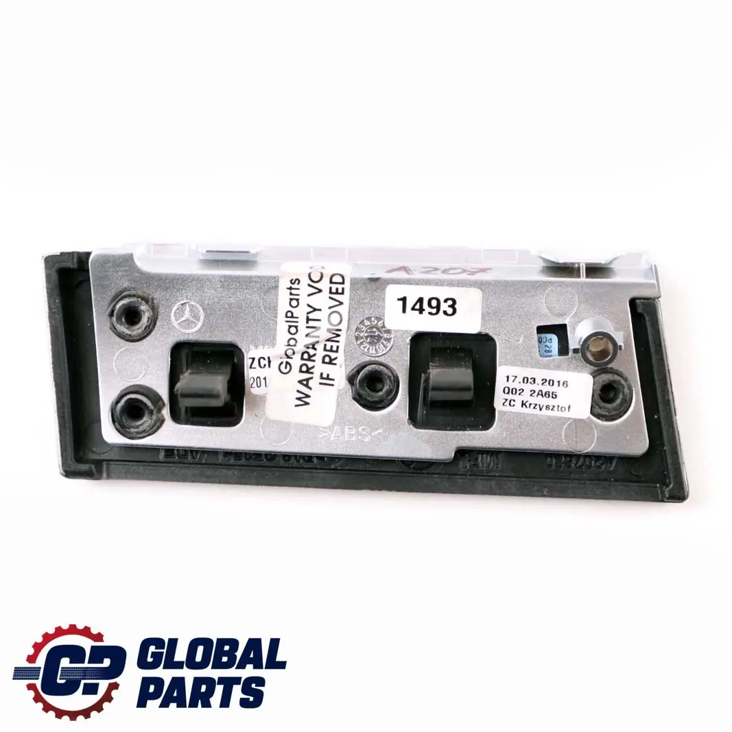 Mercedes-Benz W207 Centre Dashboard Trim Strip Cover Finisher Dark Aluminium to with Part number A2076801493 Mercedes-Benz W207 Centre Dashboard Trim Strip Cover Finisher Dark Aluminium - SKU rhd-A2076801493 - Part number A2076801493