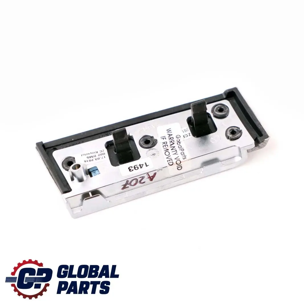 Mercedes-Benz W207 Centre Dashboard Trim Strip Cover Finisher Dark Aluminium to with Part number A2076801493 Mercedes-Benz W207 Centre Dashboard Trim Strip Cover Finisher Dark Aluminium - SKU rhd-A2076801493 - Part number A2076801493