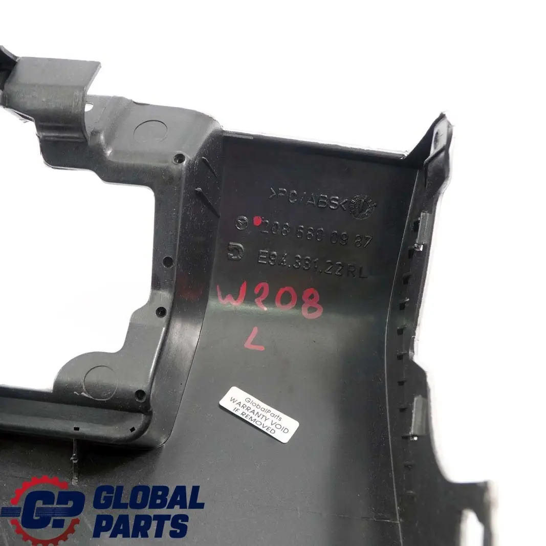 Mercedes-Benz CLK-Class W208 Dashboard Dash Left N/S Trim Panel Cover Grey to with Part number A2086800987 Mercedes-Benz CLK-Class W208 Dashboard Dash Left N/S Trim Panel Cover Grey - SKU rhd-A2086800987 - Part number A2086800987