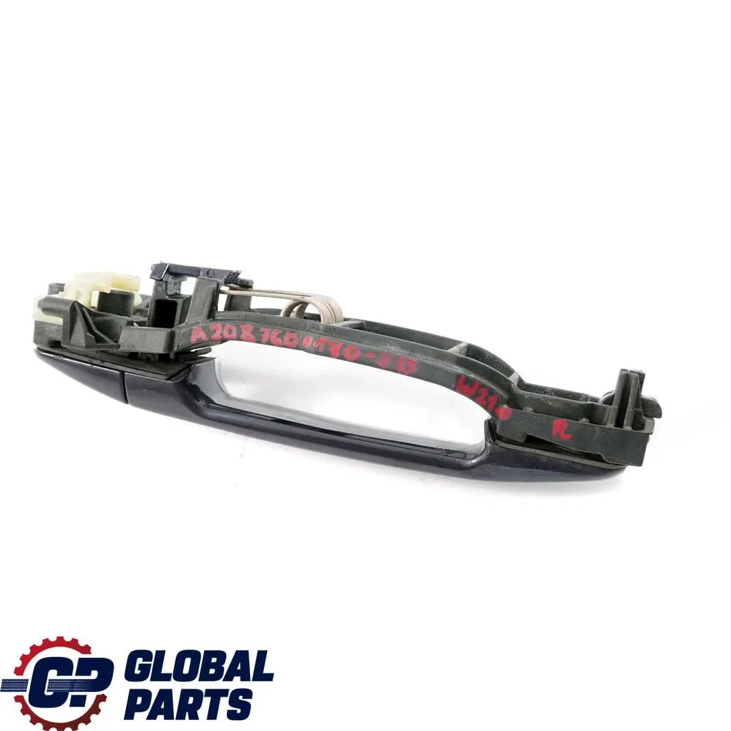 Front Left N/S Handle Grab Tanzanite Blue Metallic 359 to Mercedes W210 with Part number A2087600170 Mercedes W210 Front Left N/S Handle Grab Tanzanite Blue Metallic 359 - SKU rhd-A2087600170-TB - Part number A2087600170