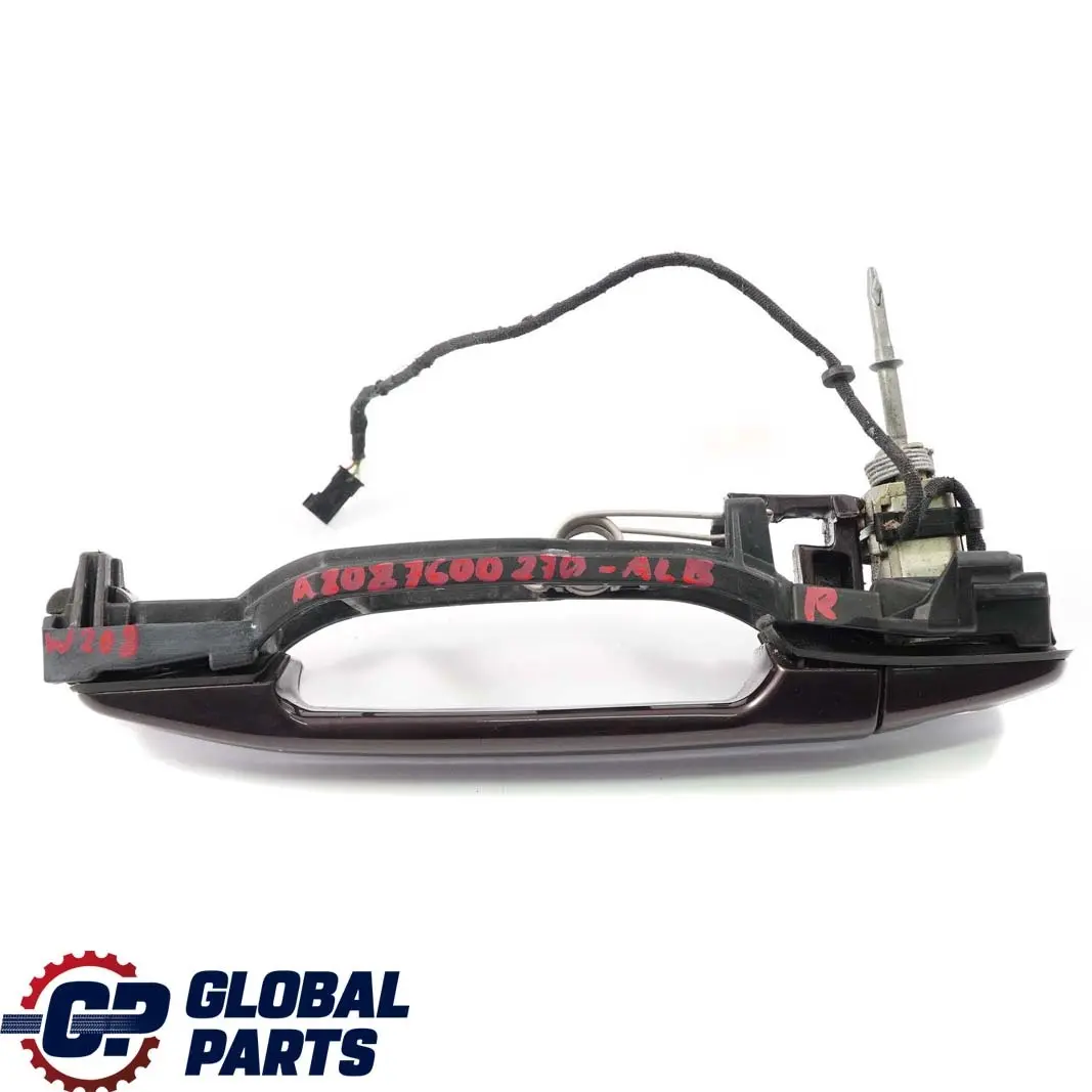 Mercedes-Benz CLK W208 Front Right O/S Handle Grab Almandine Black Metallic 182 to with Part number A2087600270 Mercedes-Benz CLK W208 Front Right O/S Handle Grab Almandine Black Metallic 182 - SKU rhd-A2087600270-ALB - Part number A2087600270