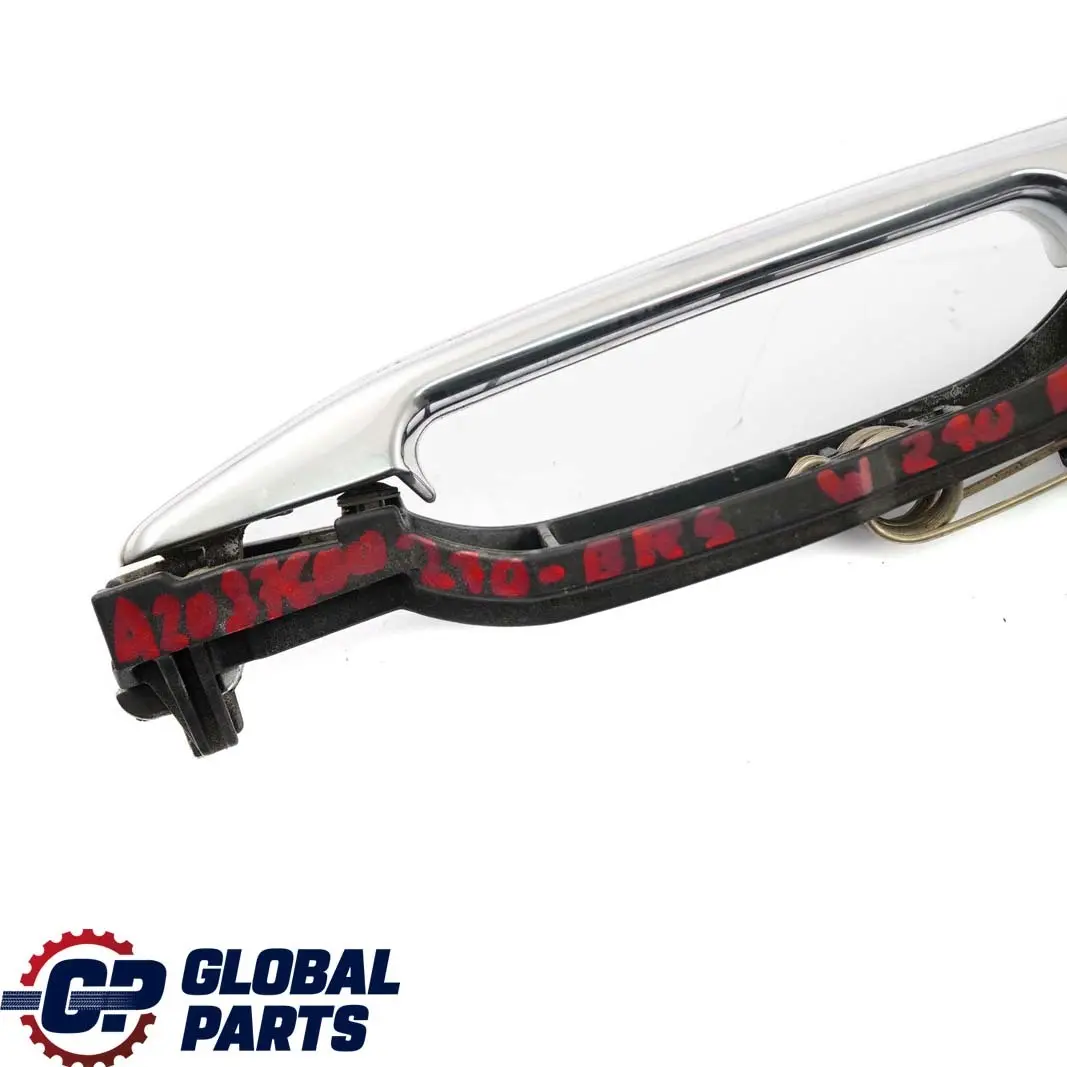  Mercedes-Benz W208 W210 Front Right O/S Handle Grab Brillantsilber Silver 744 - SKU rhd-A2087600270-BRS - Part number A2087600270