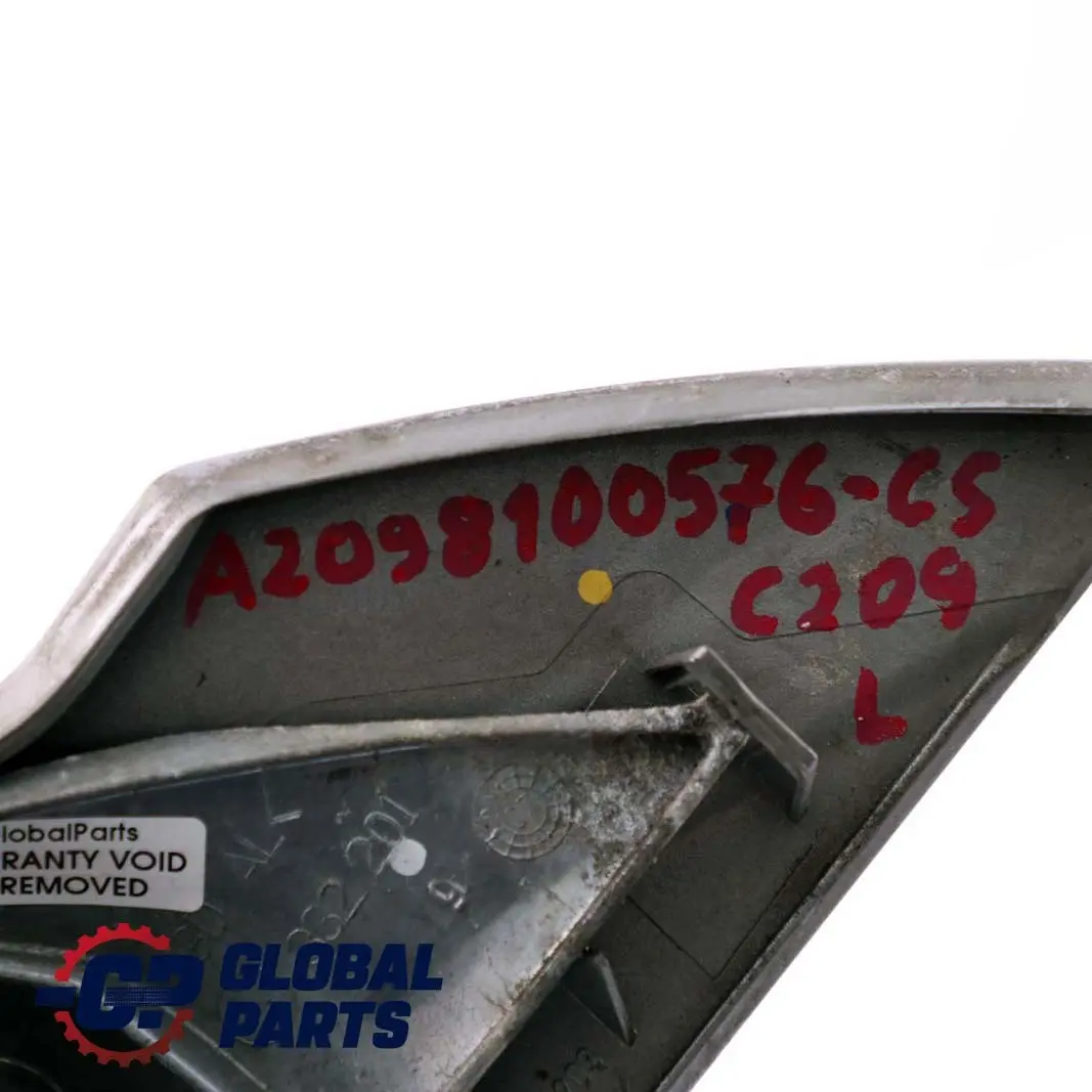 CLK-Class C209 Left N/S Power Fold Wing Mirror Cubanite Silver 723 to Mercedes with Part number A2098100576 Mercedes CLK-Class C209 Left N/S Power Fold Wing Mirror Cubanite Silver 723 - SKU rhd-A2098100576 - Part number A2098100576