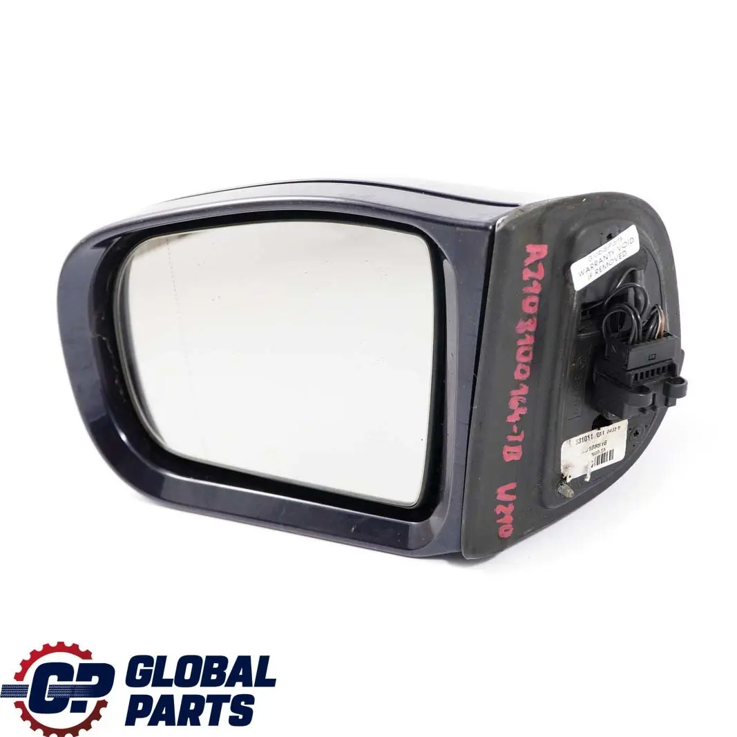 Mercedes-Benz E W210 Left N/S Wing Door Mirror Tanzanite Blue Metallic 359 to with Part number A2108100164 Mercedes-Benz E W210 Left N/S Wing Door Mirror Tanzanite Blue Metallic 359 - SKU rhd-A2108100164-TB - Part number A2108100164