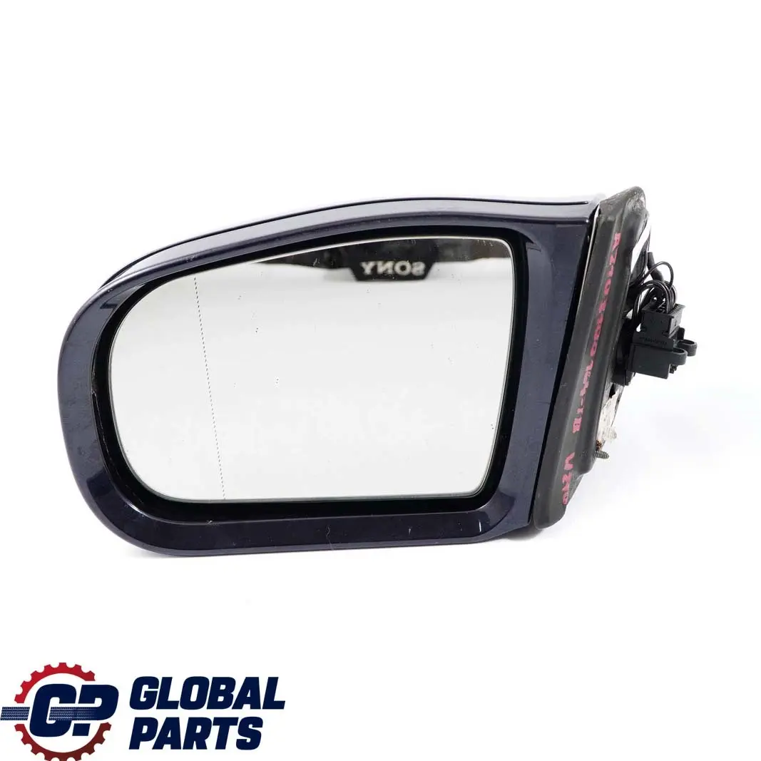  Mercedes-Benz E W210 Left N/S Wing Door Mirror Tanzanite Blue Metallic 359 - SKU rhd-A2108100164-TB - Part number A2108100164